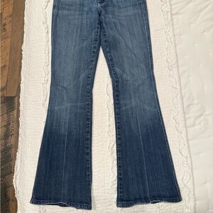 7 For All Mankind Blue Flare Jeans